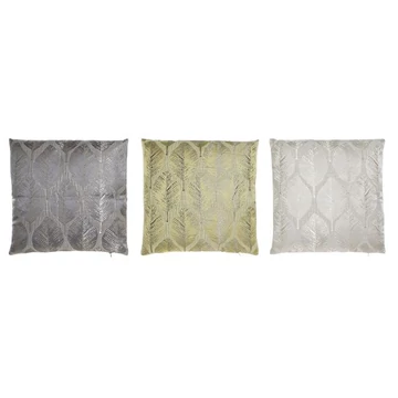 Párna leveles poliészter, textil 45x10x45 cm színes 3 féle