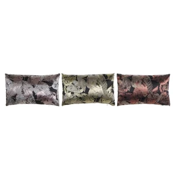 Párna leveles poliészter, textil 50x10x30 cm színes 3 féle