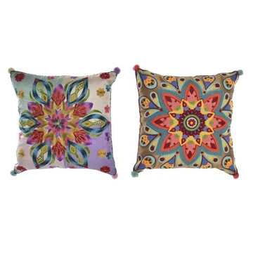 Párna Mandala pamut 40x10x40 cm színes 2 féle