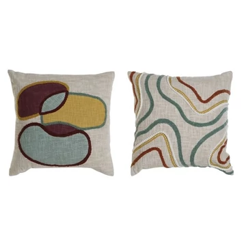 Párna pamut 45x15x45 cm színes 2 féle