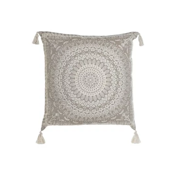Párna pamut 60x20x60 cm bézs, fehér
