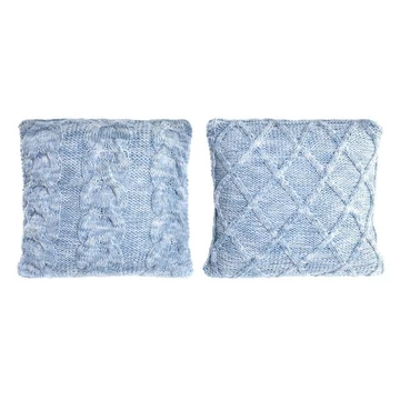 Párna pamut, poliészter 45x10x45 cm égkék 2 féle