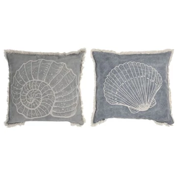 Párna pamut, poliészter, műszál, nejlon 45x10x45 cm szürke, fehér 2 féle