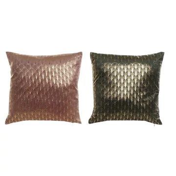 Párna páva poliészter 45x10x45 cm pink, zöld 2 féle