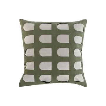 Párna poliuretán 45x10x45 cm zöld, fehér