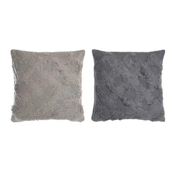 Párna rombusz pamut 45x15x45 cm kék, szürke 2 féle