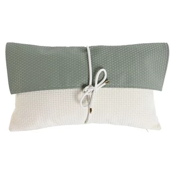Párna textil, poliuretán 50x10x30 cm menta, fehér