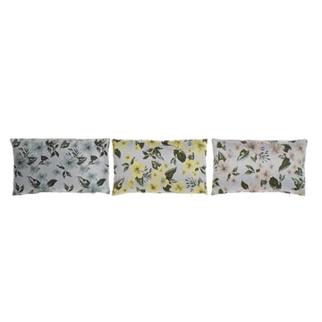 Párna virág poliészter, textil 50x10x30 cm színes 3 féle