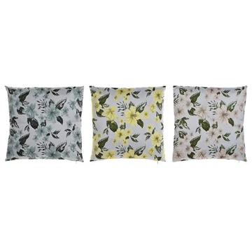 Párna virágok poliészter, textil 45x10x45 cm színes 3 féle