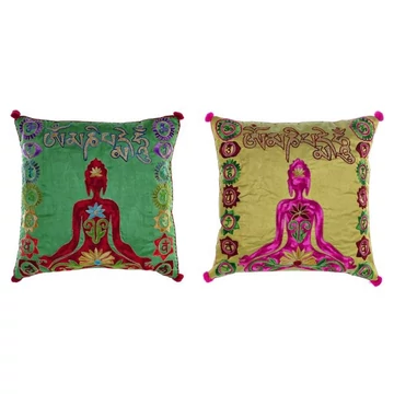 Párna yoga poliészter 40x10x40 cm színes 2 féle