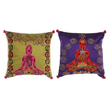 Párna yoga poliészter 40x10x40 cm színes 2 féle
