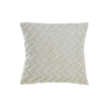 Párna zigzag poliészter 45x10x45 cm fehér