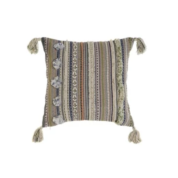 Párnahuzat bojtos pamut 50x1x50 cm színes