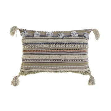 Párnahuzat bojtos pamut 60x1x40 cm színes