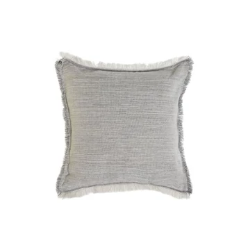 Párnahuzat újrahasznosított pamut, újrahasznosítottpoliészter 45x0,1x45 cm szürke, fehér