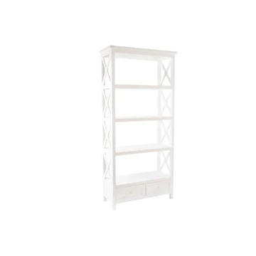 Polc fa 90x38x191 cm fehér