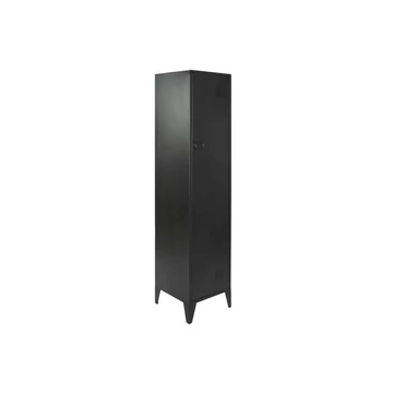 Polc fém 40x41x180 cm fekete