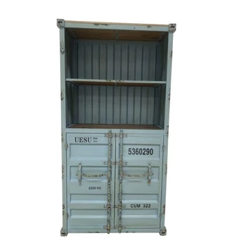 Polc fém, mdf 87x44x168,5 cm kék