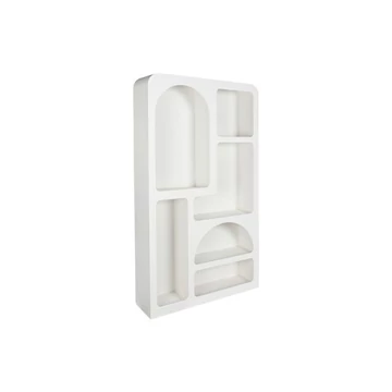 Polc lucfenyő, mdf 100x26x181 cm fehér