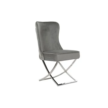 Szék acél, poliészter 53x64x99,5 cm szürke