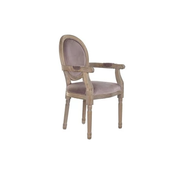 Szék fa, poliészter 55x52x95 cm pink