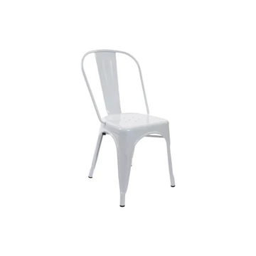 Szék fém 45x48x86 cm fehér