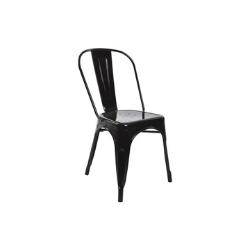 Szék fém 45x48x86 cm fekete