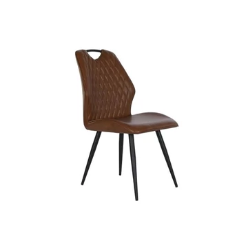 Szék fém, poliészter 60x48x88,5 cm barna, fekete