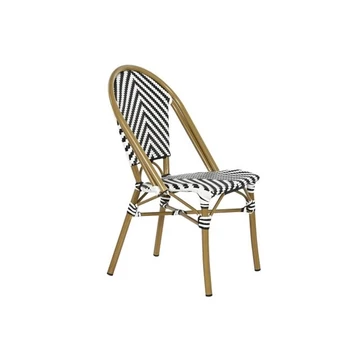 Szék fém, rattan 47x47x88 cm színes