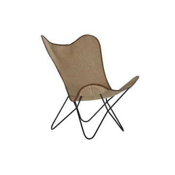 Szék fém, rattan 74x78x92 cm színes
