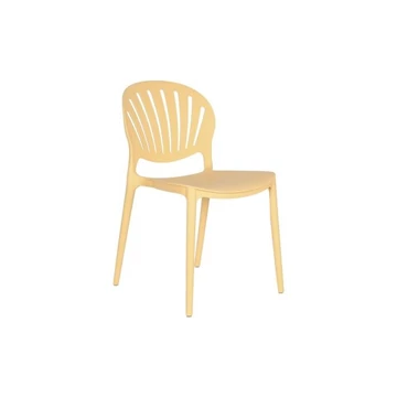 Szék polipropilén 44,5x55,5x81 cm sárga