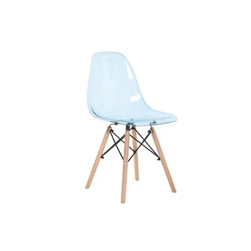 Szék pvc, nyírfa 45x42x81,5 cm kék, natúr