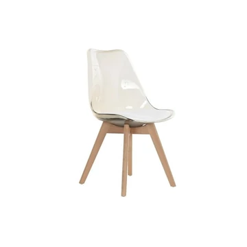 Szék pvc, nyírfa 54x47x81 cm krém