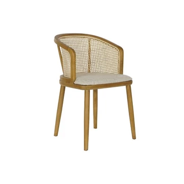 Szék szilfa, rattan 50x48x79 cm barna, bézs