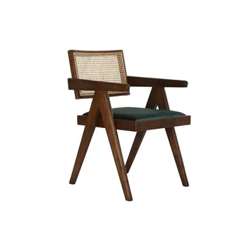 Szék szilfa, rattan 50x50x82 cm zöld, sötétbarna