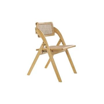 Szék szilfa, rattan 53x60x79 cm világosbarna, natúr
