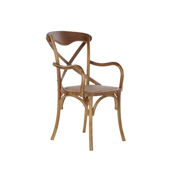 Szék szilfa, rattan 55x47x92 cm barna