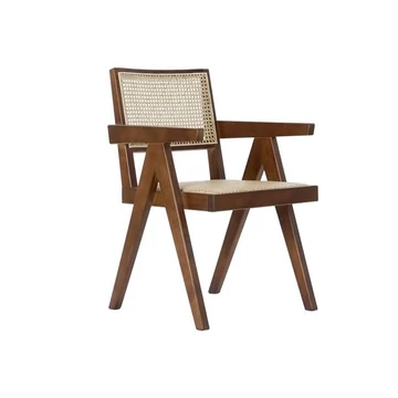 Szék szilfa, rattan 56,5x60x86 cm barna, natúr