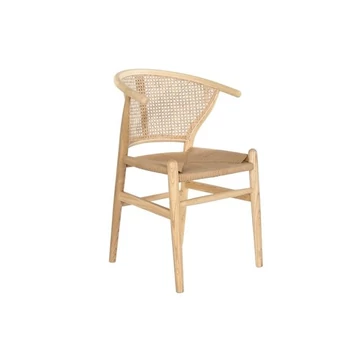 Szék szilfa, rattan 56x48x80 cm natúr
