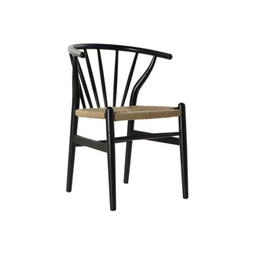 Szék szilfa, rattan 57x47x80 cm fekete