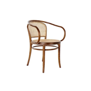 Szék szilfa, rattan 58x58x79,5 cm barna