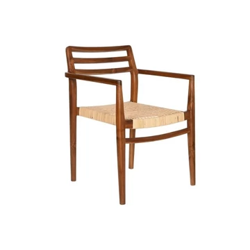 Szék teakfa, rattan 50x56x86 cm színes