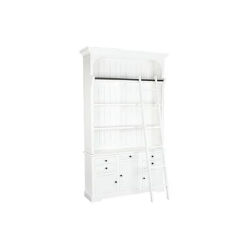 Szekrény létrával mdf 137x38x237 cm fehér