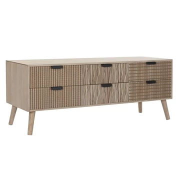 Szekrénytv-s lucfenyő, mdf 120x40x47 cm barna