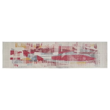 Szőnyeg absztrakt poliészter 60x240x0,7 cm színes