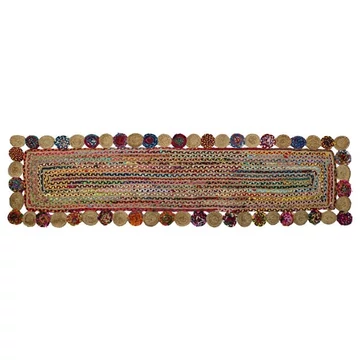 Szőnyeg előszoba pamut, juta 60x240x1 cm színes