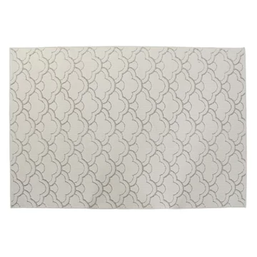 Szőnyeg felhők poliészter 160x230x1 cm fehér, szürke