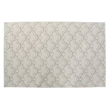 Szőnyeg felhők poliészter 200x290x1 cm fehér, szürke