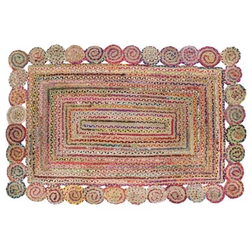 Szőnyeg juta, pamut 160x230x0,5 cm színes