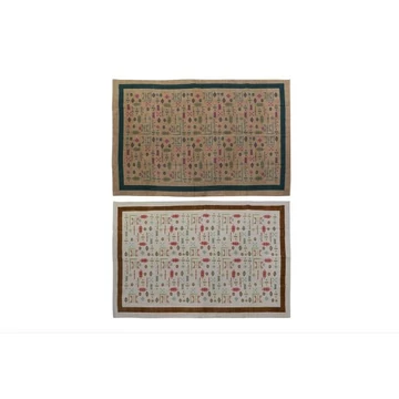 Szőnyeg pamut 120x180x0,4 cm fehér 2 féle